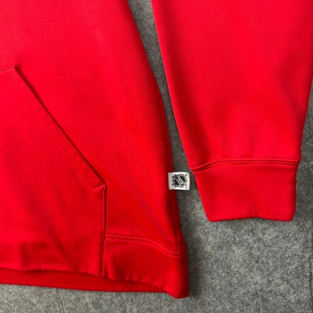 Washington Capitals Hoodie Mens XL Red Adidas NHL Hockey‎ Fleece Pullover